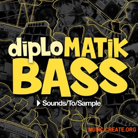 Sounds to Sample - diploMATIK Bass (MULTiFORMAT) - сэмплы Trap, Twerk EDM Sounds to Sample - diploMATIK Bass (MULTiFORMAT) - сэмплы Trap, Twerk EDM