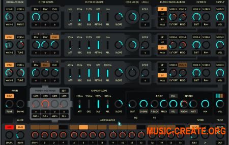 Monoplugs - Monique v1.0.2 WiN OSX (Team R2R) - морф синтезатор