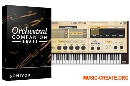 SONiVOX - Orchestral Companion Brass v1.4 (Team R2R) - виртуальный инструмент оркестровых духовых медных инструментов SONiVOX - Orchestral Companion Brass v1.4 (Team R2R) - виртуальный инструмент оркестровых духовых медных инструментов