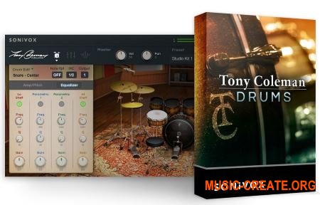 SONiVOX - Tony Coleman Drums v1.0 (Team R2R) - виртуальный инструмент ударных SONiVOX - Tony Coleman Drums v1.0 (Team R2R) - виртуальный инструмент ударных