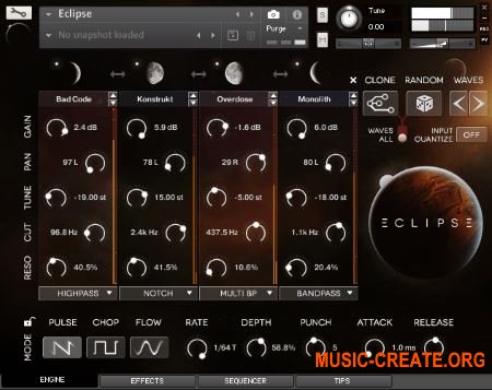 Wide Blue Sound - ECLIPSE (KONTAKT) - синтезатор