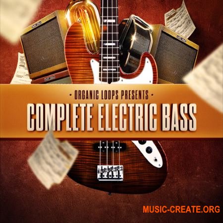 Organic Loops - Complete Electric Bass (WAV REX AiFF) - сэмплы электрической гитары