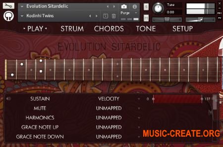 Orange Tree Samples - Evolution Sitardelic (KONTAKT) - библиотека электрической ситары