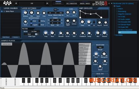 Wusik - Wusik Station 8 v8.0.2 (ZODiACK) - сэмплер/ромплер Wusik - Wusik Station 8 v8.0.2 (ZODiACK) - сэмплер/ромплер