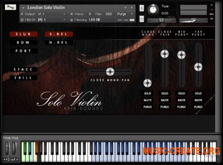 Aria Sounds - LSS Solo Strings - Solo Violin (KONTAKT) - библиотека звуков скрипки Aria Sounds - LSS Solo Strings - Solo Violin (KONTAKT) - библиотека звуков скрипки