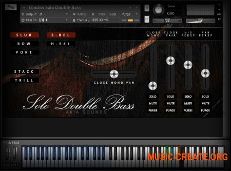 Aria Sounds London - Solo Double Bass (KONTAKT) - библиотека струнных Aria Sounds London - Solo Double Bass (KONTAKT) - библиотека струнных