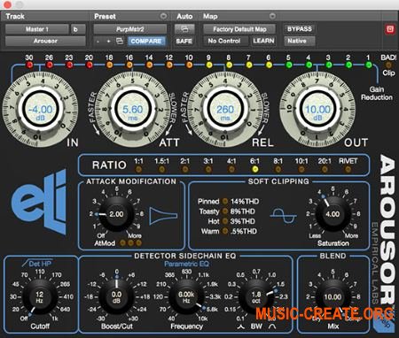 Empirical Labs - Arousor v1.0 WIN (Team AudioUTOPiA) - плагин компрессор