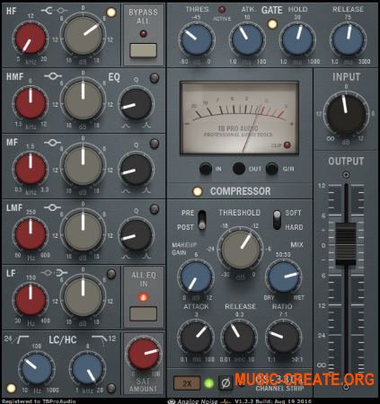 TBProAudio - CS-3301 v1.2.2 AAX RTAS VST3 VST CE (Team V.R) - плагин channel strip