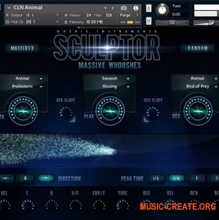Gothic Instruments SCULPTOR Massive Whooshes (KONTAKT) - кинематографические звуковые эффекты Gothic Instruments SCULPTOR Massive Whooshes (KONTAKT) - кинематографические звуковые эффекты