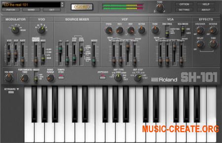 Roland - SH-101 PLUG-OUT v1.0.2 Regged (TEAM R2R) - синтезатор Roland - SH-101 PLUG-OUT v1.0.2 Regged (TEAM R2R) - синтезатор