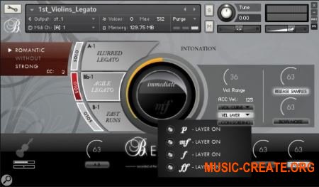 Orchestral Tools Berlin Strings EXP B Special Bows II v2.1 (KONTAKT) - сэмплы струнных инструментов