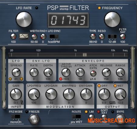 PSPaudioware PSP StompFilter v1.0.0 (Team R2R) - плагин фильтр