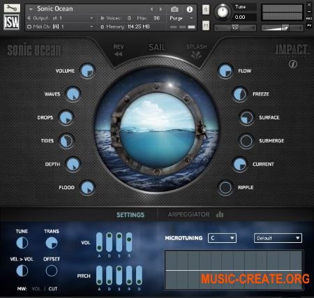 Impact Soundworks Sonic Ocean (KONTAKT) - звуковые эффекты воды Impact Soundworks Sonic Ocean (KONTAKT) - звуковые эффекты воды