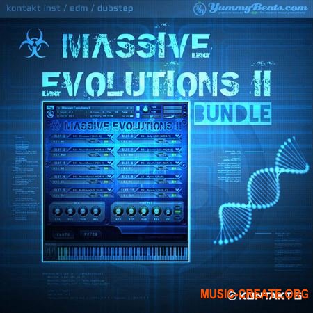 YummyBeats Massive Evolutions II Bundle (NMSV KONTAKT) - библиотека звуков Dubstep, Neuro Funk YummyBeats Massive Evolutions II Bundle (NMSV KONTAKT) - библиотека звуков Dubstep, Neuro Funk