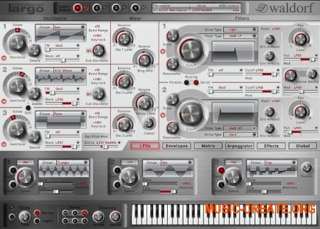 Waldorf Largo v1.7.0 WiN / OSX (Team R2R) - синтезатор