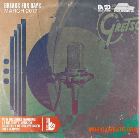 The Drum Broker Breaks for Days March 2017 (WAV) - сэмплы ударных