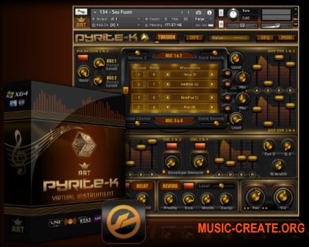 Artvera ART Pyrite (KONTAKT) - синтезатор Artvera ART Pyrite (KONTAKT) - синтезатор
