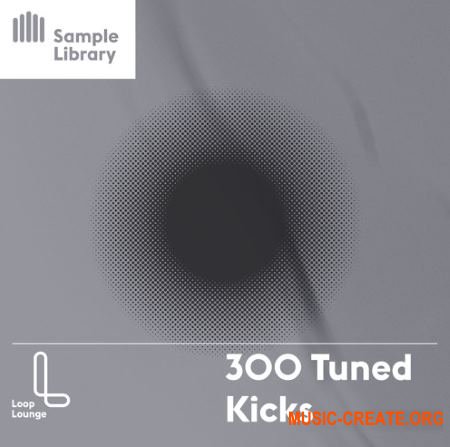 Loop Lounge 300 Tuned Kicks (WAV) - сэмплы бас-барабанов