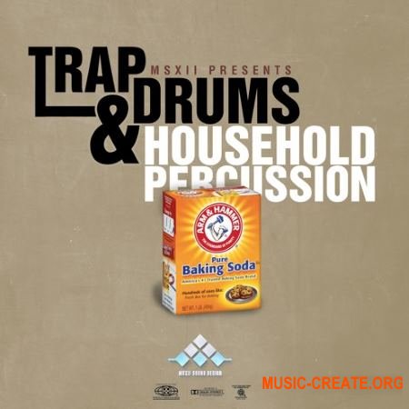 MSXII Sound Design Trap Drums And Household Percussion (WAV) - сэмплы ударных