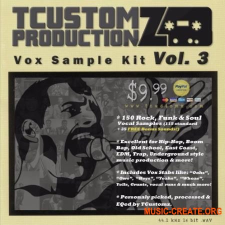 TCustomz Vox Sample Kit Vol. 3 (WAV) - вокальные сэмплы TCustomz Vox Sample Kit Vol. 3 (WAV) - вокальные сэмплы