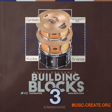 MSXII Sound Design Building Blocks Vol. 3 (WAV) - сэмплы ударных MSXII Sound Design Building Blocks Vol. 3 (WAV) - сэмплы ударных