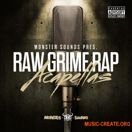 Monster Sounds Raw Grime Rap Acapellas (MULTiFORMAT) - Рэп акапеллы
