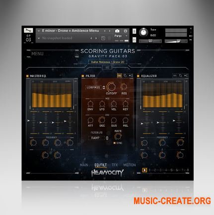Heavyocity Scoring Guitars (KONTAKT) - библиотека кинематографических гитар