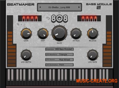 BeatMaker 808 Bass Module 2 v2.0 VST AU MAC/WiN - бас модуль BeatMaker 808 Bass Module 2 v2.0 VST AU MAC/WiN - бас модуль