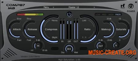 RF Music Comp87 MB v2.0.1 WiN / OSX (Team R2R) - плагин многополосный компрессор RF Music Comp87 MB v2.0.1 WiN / OSX (Team R2R) - плагин многополосный компрессор