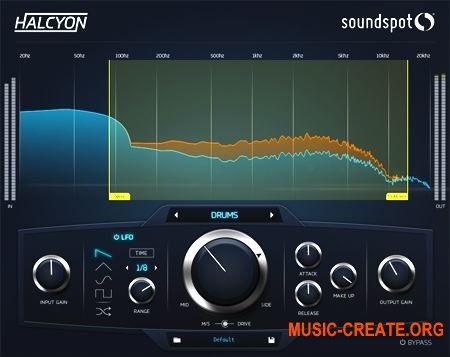 SoundSpot Halcyon VST VST3 AU AASX v1.0 x86/x64 WIN/MAC - виртуальный сатуратор SoundSpot Halcyon VST VST3 AU AASX v1.0 x86/x64 WIN/MAC - виртуальный сатуратор