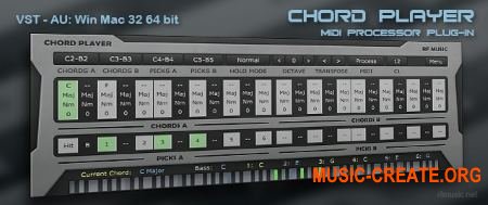 RF Music Chord Player v1.0.0.1 WiN / OSX (Team R2R) - плагин MIDI-процессор RF Music Chord Player v1.0.0.1 WiN / OSX (Team R2R) - плагин MIDI-процессор