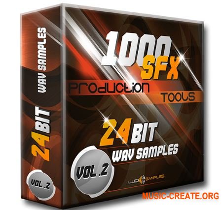 Lucid Samples 1000 SFX Production Tools Vol.2 (WAV) - звуковые эффекты