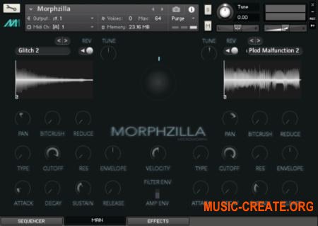 Micromorph Morphzilla v2.0 (KONTAKT) - инструмент для морфинга Micromorph Morphzilla v2.0 (KONTAKT) - инструмент для морфинга