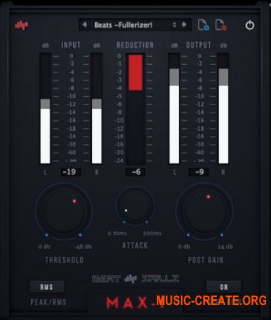 BeatSkillz MAX1 v1.2 WiN / OSX Regged (Team R2R) - автоматический компрессор