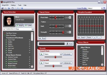 Screaming Bee MorphVOX Pro 4 v4.4.66 UNLOCKED (Team R2R) - программа для изменения голоса Screaming Bee MorphVOX Pro 4 v4.4.66 UNLOCKED (Team R2R) - программа для изменения голоса