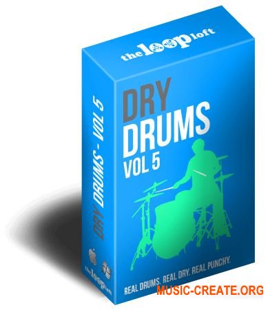 The Loop Loft Dry Drums Vol 5 (MULTiFORMAT) - сэмплы ударных The Loop Loft Dry Drums Vol 5 (MULTiFORMAT) - сэмплы ударных