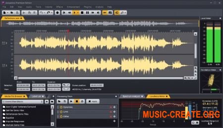 Acon Digital Acoustica v7.0.5 WiN/OSX (Team R2R) - инструмент для редактирования, мастеринга и реставрации