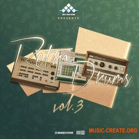 MSXII Sound Design Retro Drums 3 (WAV ABLETON LiVE MASCHiNE) - сэмплы ударных
