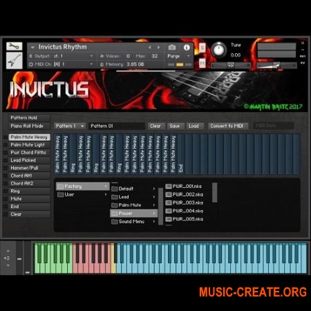 Martin Britz Invictus Guitar (KONTAKT) - библиотека электрический гитары