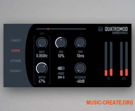 Audio Damage AD040 QuatroMod v1.0 WiN OSX RETAiL (SYNTHiC4TE) - плагин эффектов Audio Damage AD040 QuatroMod v1.0 WiN OSX RETAiL (SYNTHiC4TE) - плагин эффектов