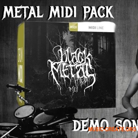 Toontrack Black Metal Midi Pack для EZdrummer / Superior Drummer