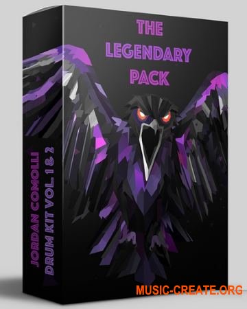  Jordan Comolli Presents THE LEGENDARY PACK Drum Kit Vol. 1 & 2 (WAV FXP) - сэмплы ударных