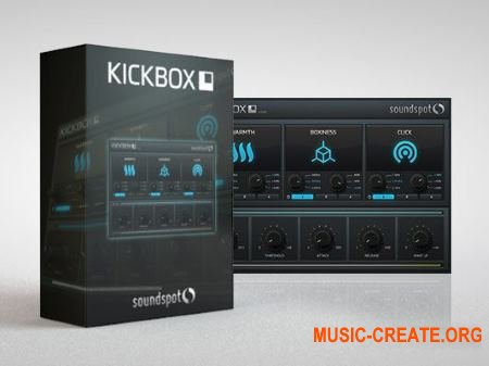 SoundSpot KickBox VST VST3 AU AAX v1.0.2a MAC/WiN - плагин обработки бочек