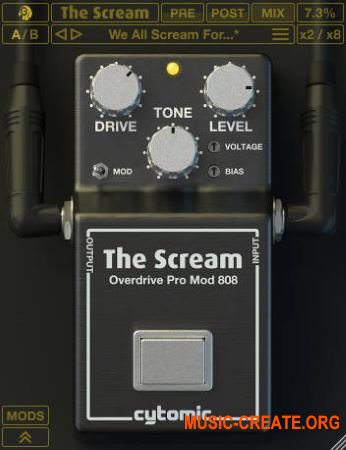 Cytomic The Scream v1.0.8 (Team R2R) - плагин дисторшн