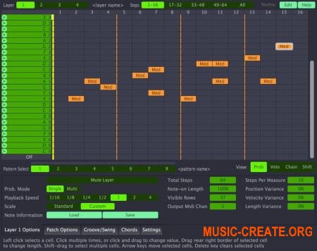 AudioVitamins Stochas v1.1.2 CE (Team V.R) - шаговый секвенсор
