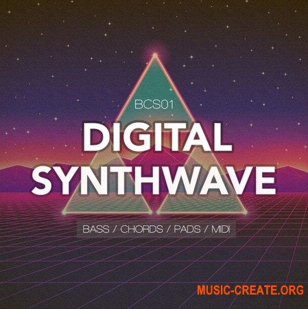 Bingoshakerz Compact Series Digital Synthwave (WAV MiDi) - сэмплы Disco, Disco House