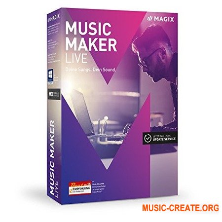 MAGIX Music Maker 2017 Live 24.0.2.47 (Team P2P) - виртуальная музыкальная студия