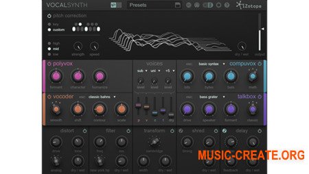 iZotope VocalSynth v1.00c iZotope VocalSynth v1.00c