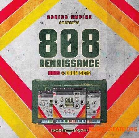 Sonics Empire 808 Renaissance (WAV KONTAKT) - сэмплы ударных, Trap, RnB, Pop