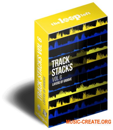 The Loop Loft Track Stacks Vol 6 (WAV) - сэмплы ударных барабанов